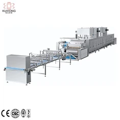 Linha de produção automática de rolo suíço ou bolo em camadas